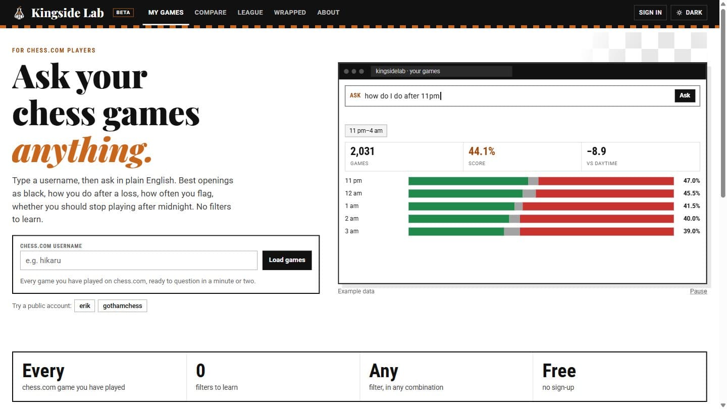 Kingside Lab screenshot